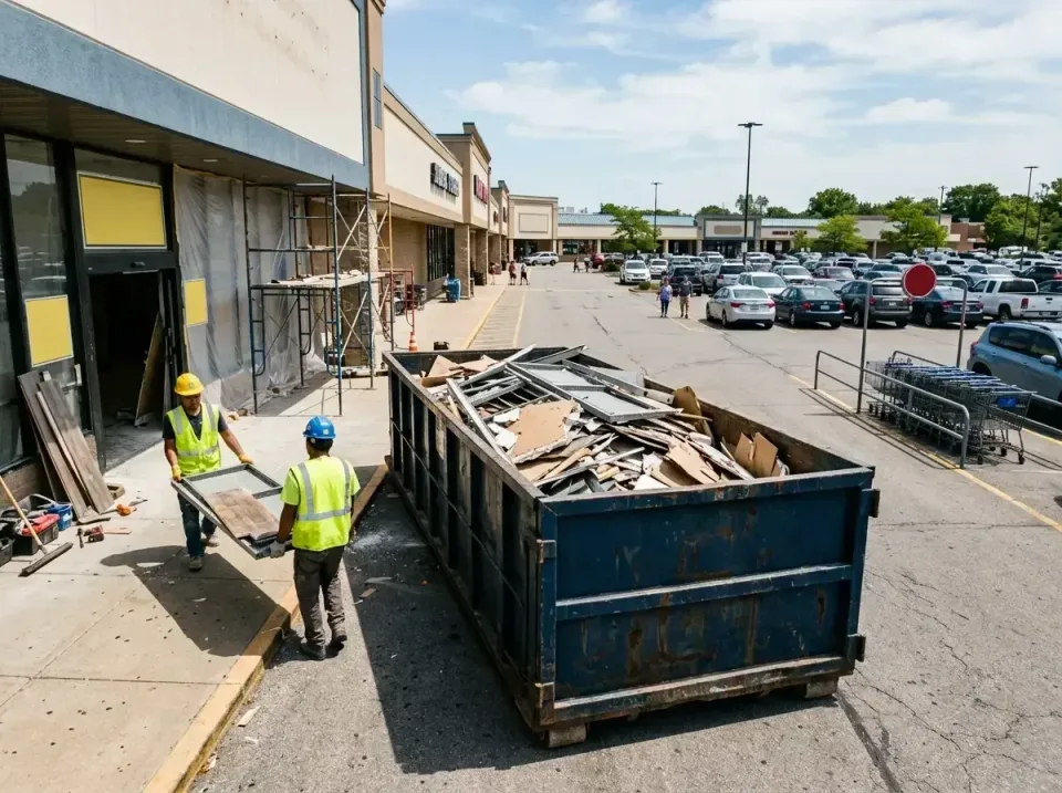 retail-store-renovation-debris-003 — frequently asked questions, Roll-off Dumpster Rentals in Flowery Branch, GA
